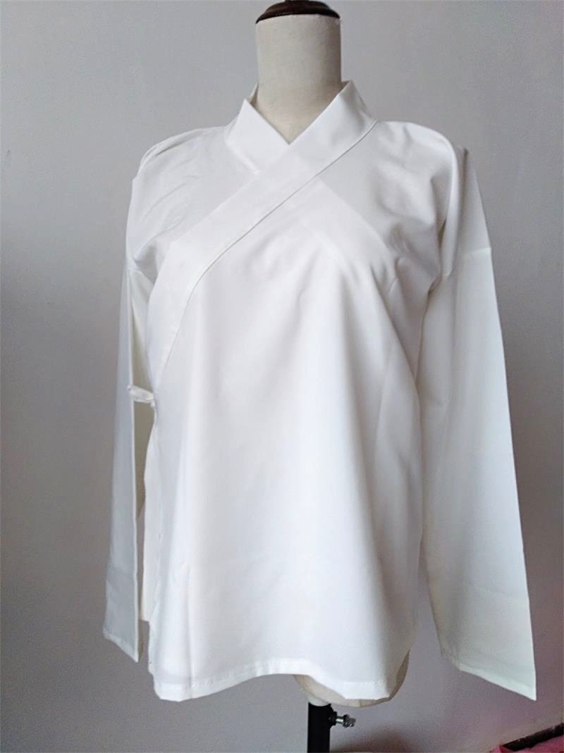 新款汉服中衣内搭中国风汉服内搭上衣交领纯色基础打