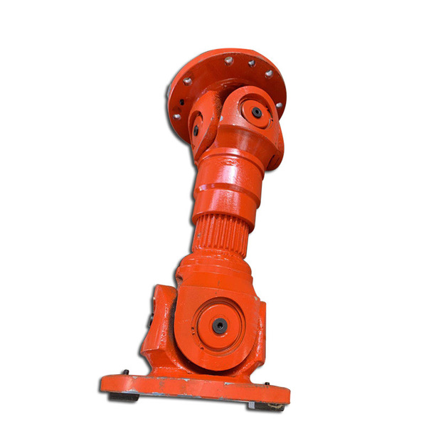 定制 重工机械swc传动轴 十字轴式可伸缩法兰花键轴式万向联轴器