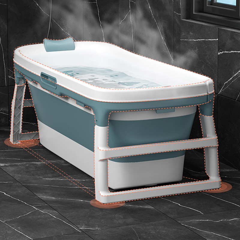 17米家用折叠浴桶成人泡澡桶淋浴桶大人浴缸泡澡池婴儿游泳桶