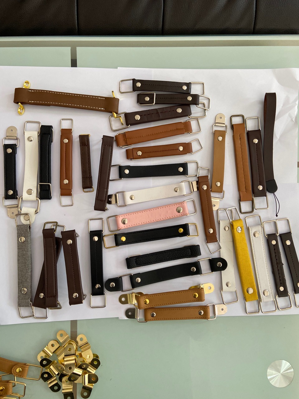 厂家直销批发订制pu皮手带皮手挽皮带皮革提手