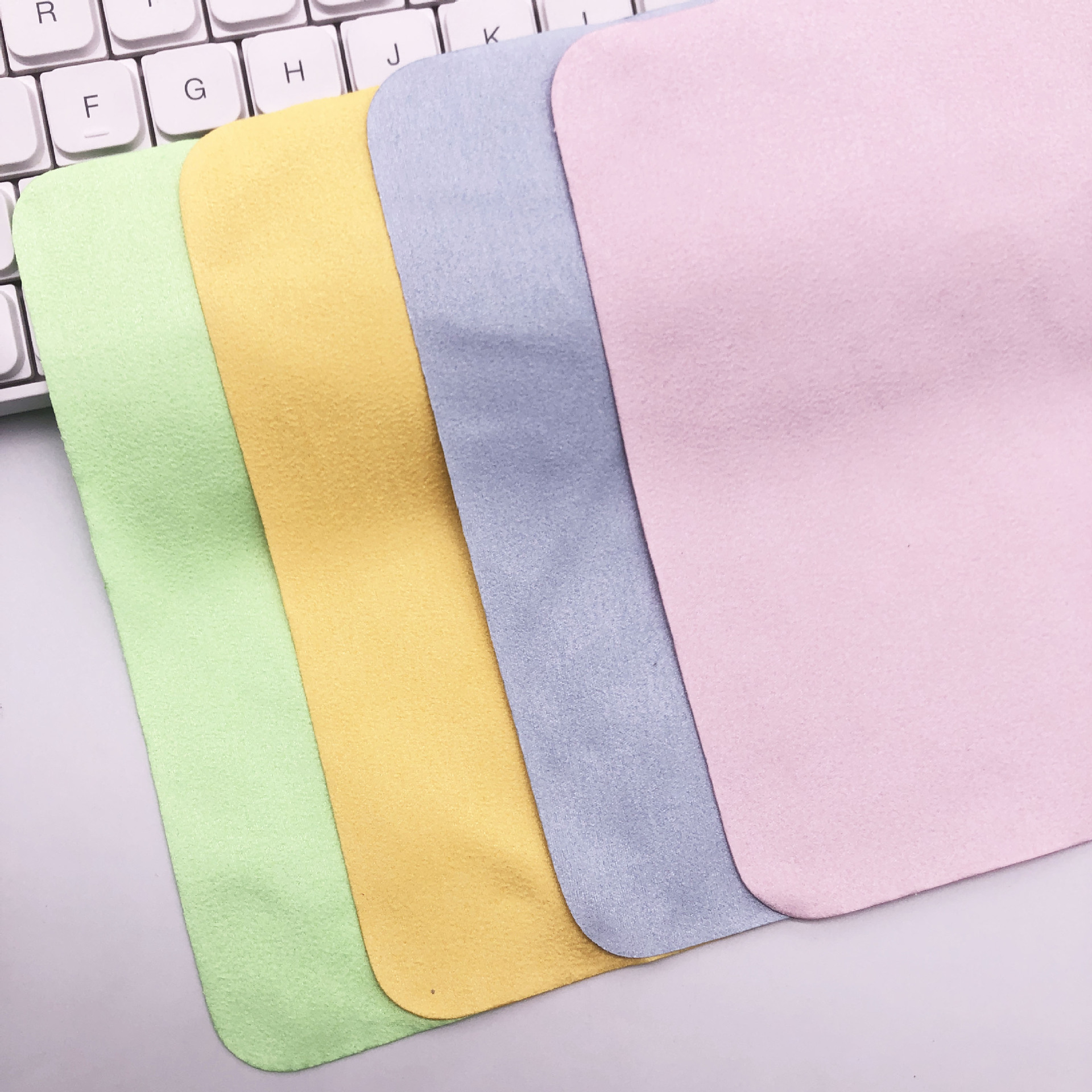 眼镜布定做超细纤维眼镜布双面绒高档镜布定制 鹿皮麂皮绒眼镜布