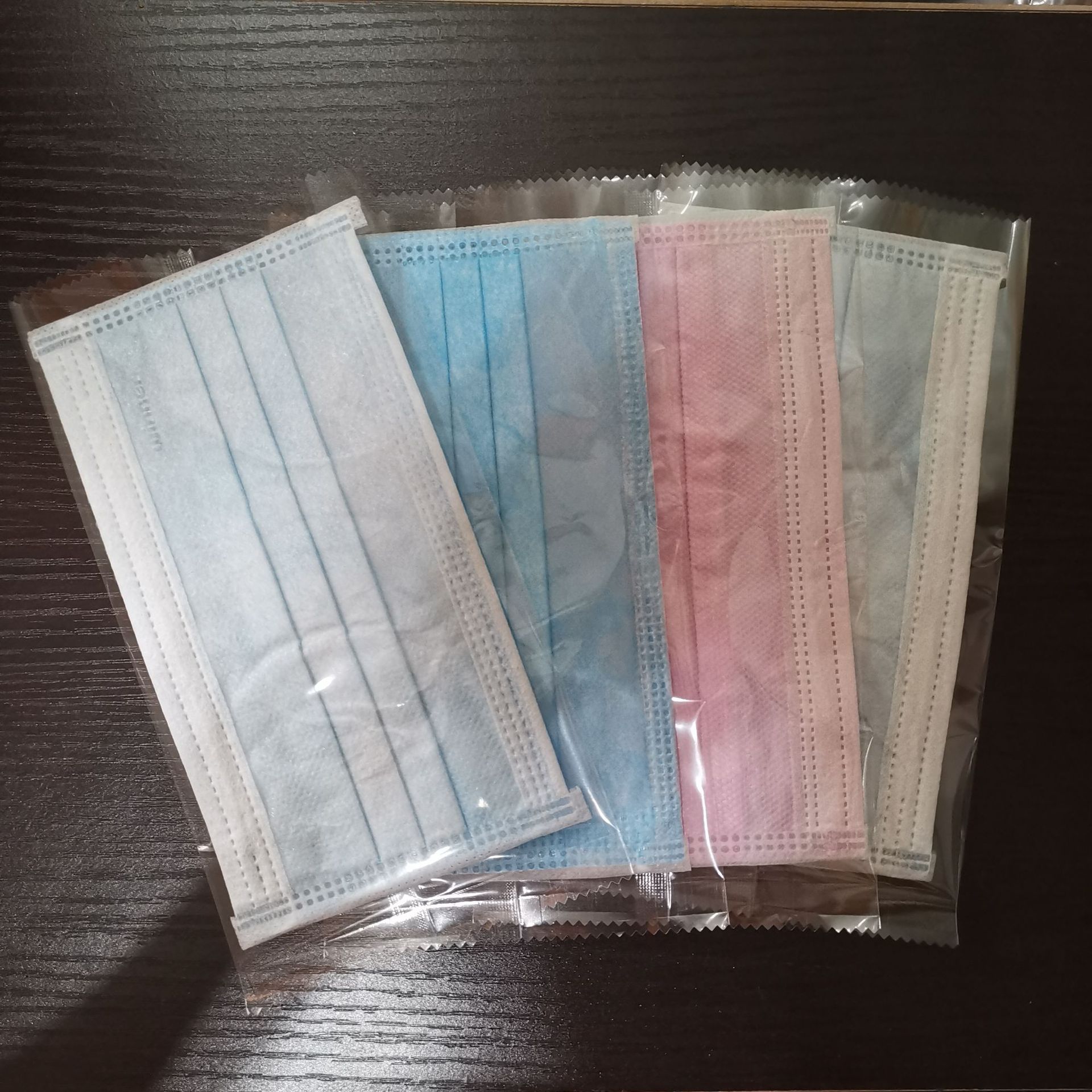 一次性口罩独立包装袋 自动机卷膜效果 透明opp单层热封口背封袋