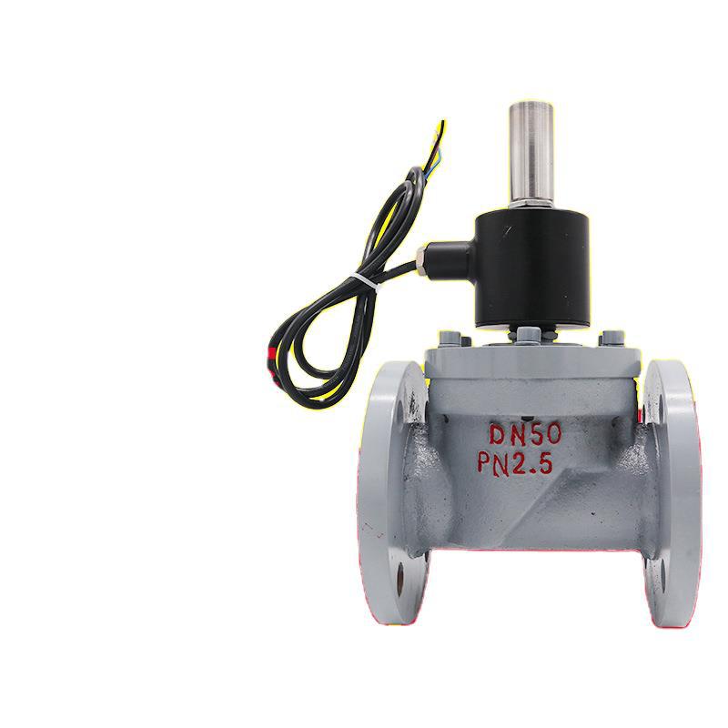 工业商业天然气燃气煤气电磁阀切断控制阀常开220v铸钢蒸汽24v