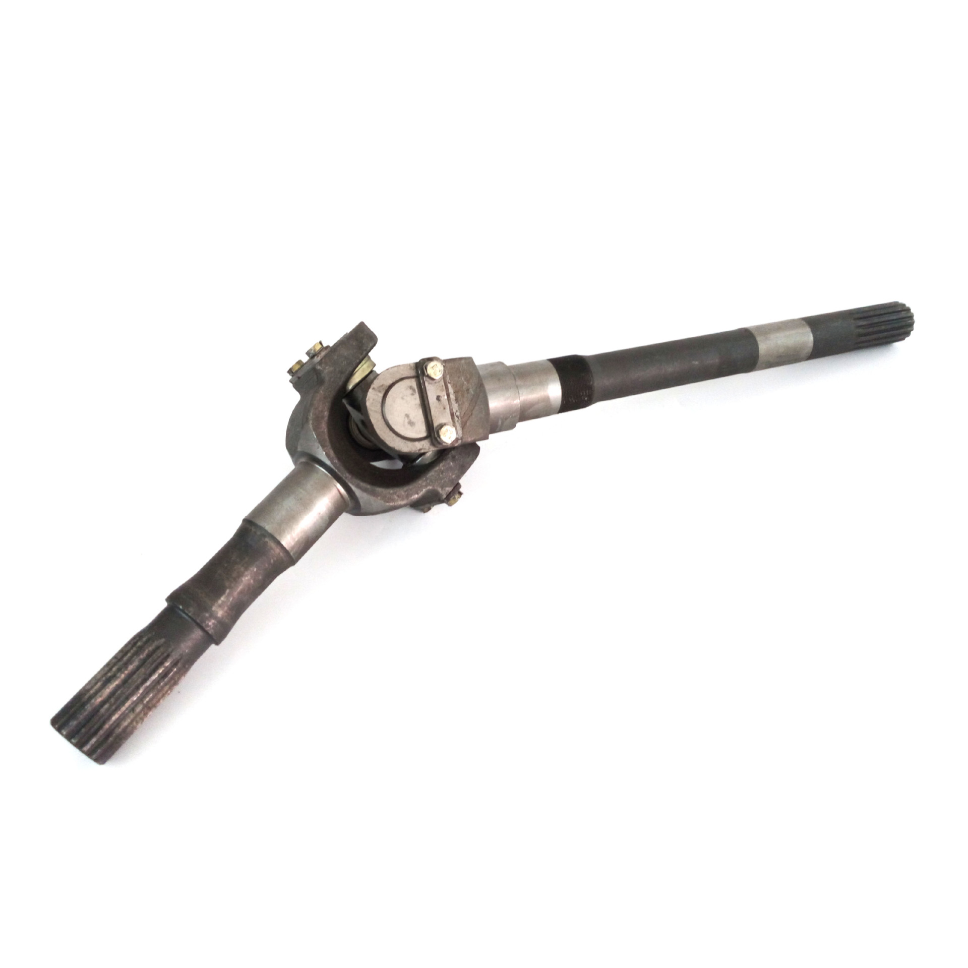 东风240军车六轮尖头车配件东风240前桥内左半轴总成