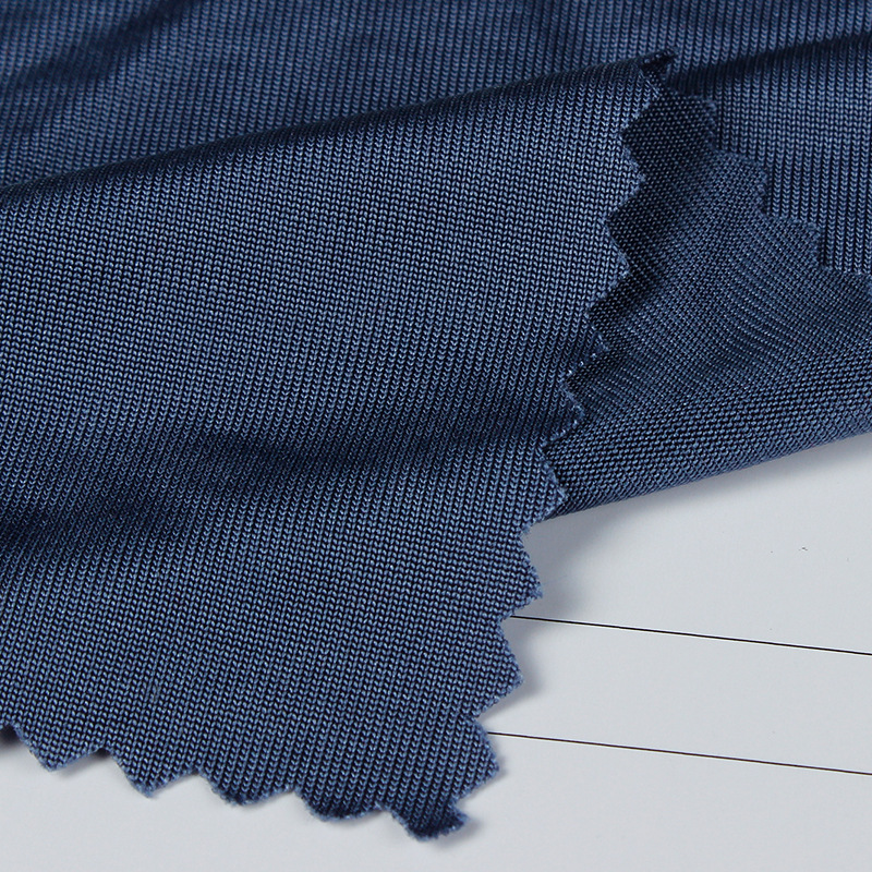 200g精品铜氨丝 四面弹垂感针织面料混纺面料春夏女装t恤服装布料