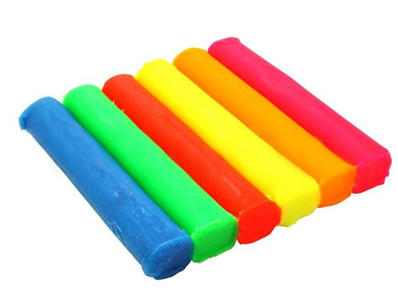 Oem Customized 16-Color Blister Color Foam Shell Clamshell Packaging Oily Rubber Plasticene Play House Toy Colored Clay