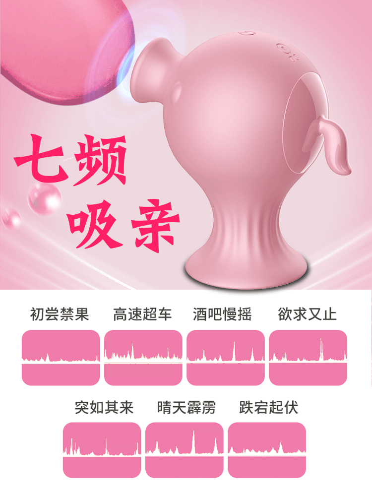ins豌豆精灵 女用电动吸吮忝阴器成人情趣跳蛋自慰器性用品批发