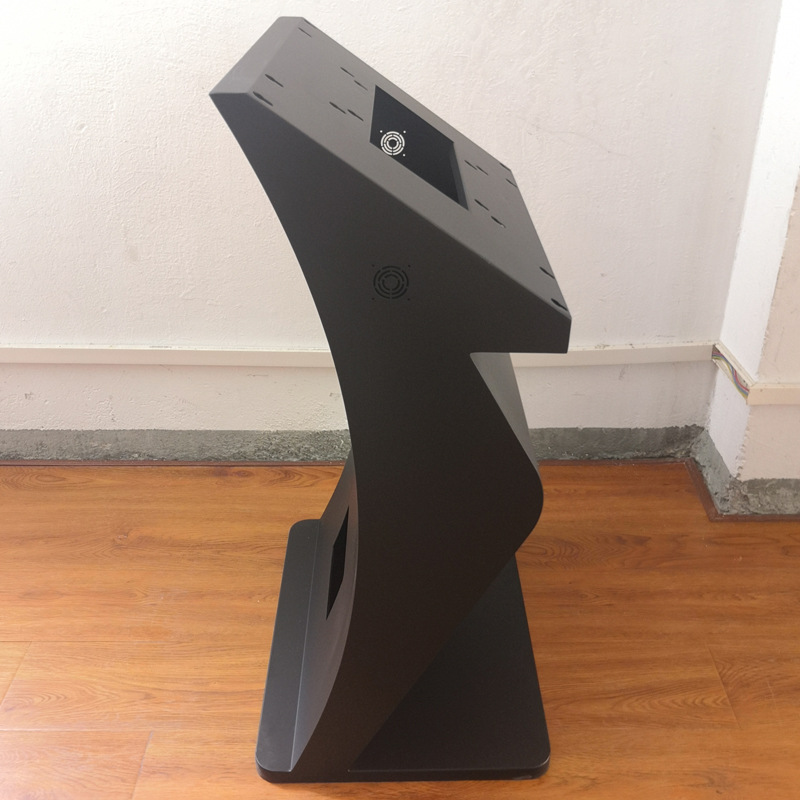 k型底座触控一体机支架定做触摸广告查询机架子落地支架触屏底座