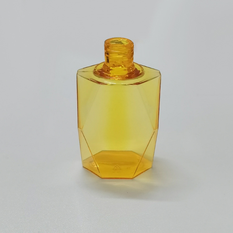 petg材质80ml塑料透明黄色瓶80毫升分装瓶香水沐浴乳洗发水分装瓶