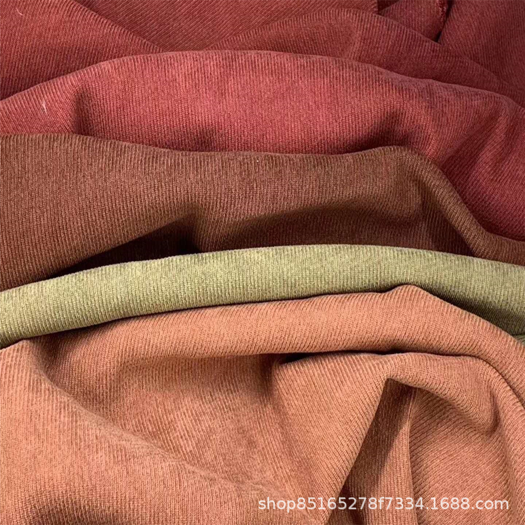 韩国斜纹磨毛时装面料梭织连衣裙衬衫古装汉服短裙唐装外套时尚布