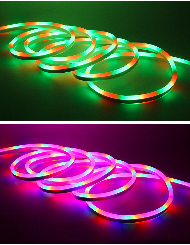 led霓虹灯带户外柔性灯条220v软灯管线灯ktv室外装饰防水长条射灯