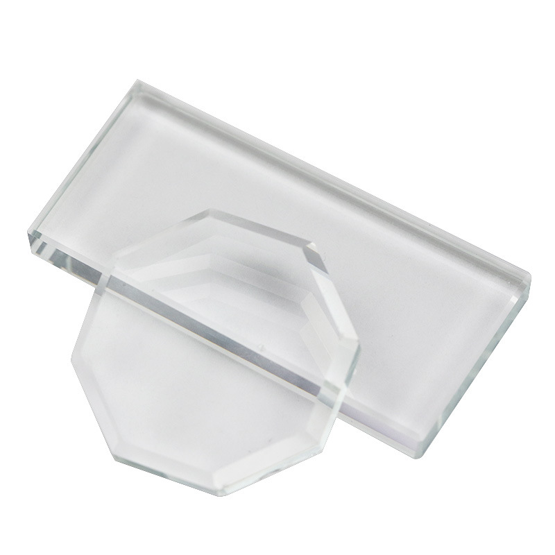 嫁接睫毛胶水滴盘玻璃片 圆形水晶玻璃片 种植睫毛水晶垫片