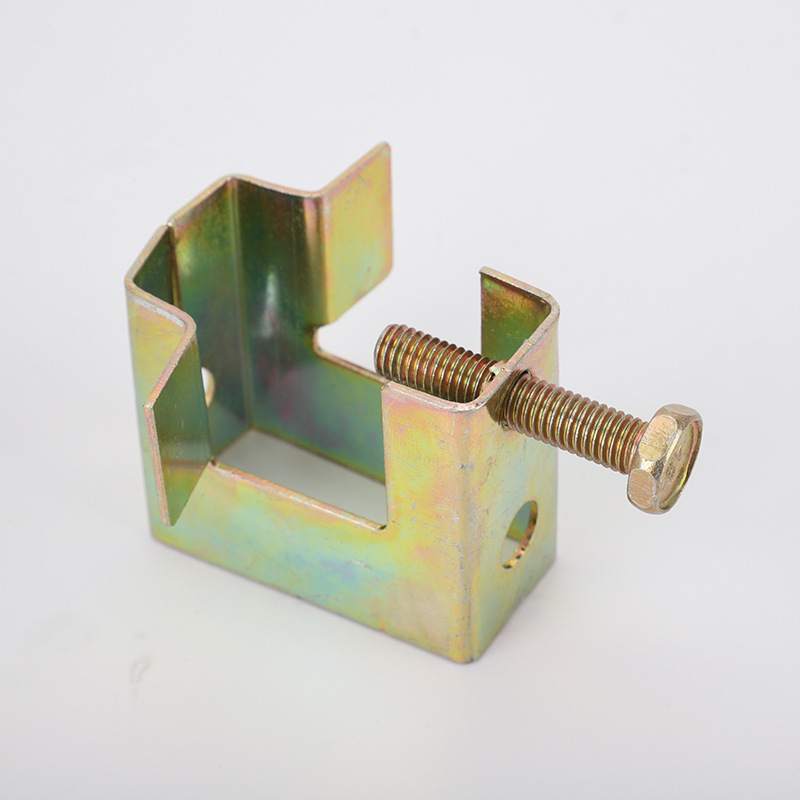 方型老虎卡夹c型老虎卡槽钢虎口梁夹装修吊顶丝杠老虎卡夹定制