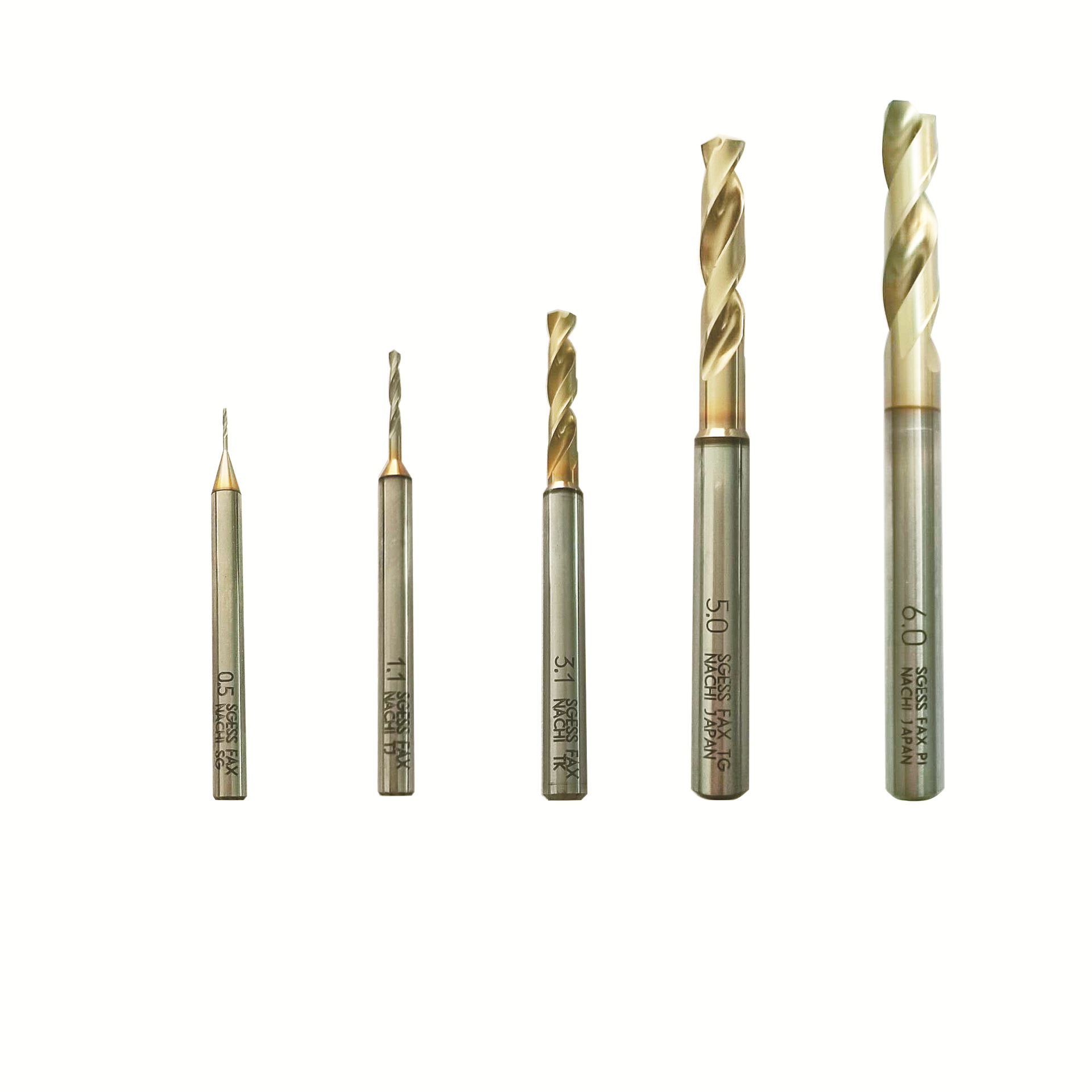 日本不二越nachi粉末高速钢sgess钻头l7572p系0.5-6.