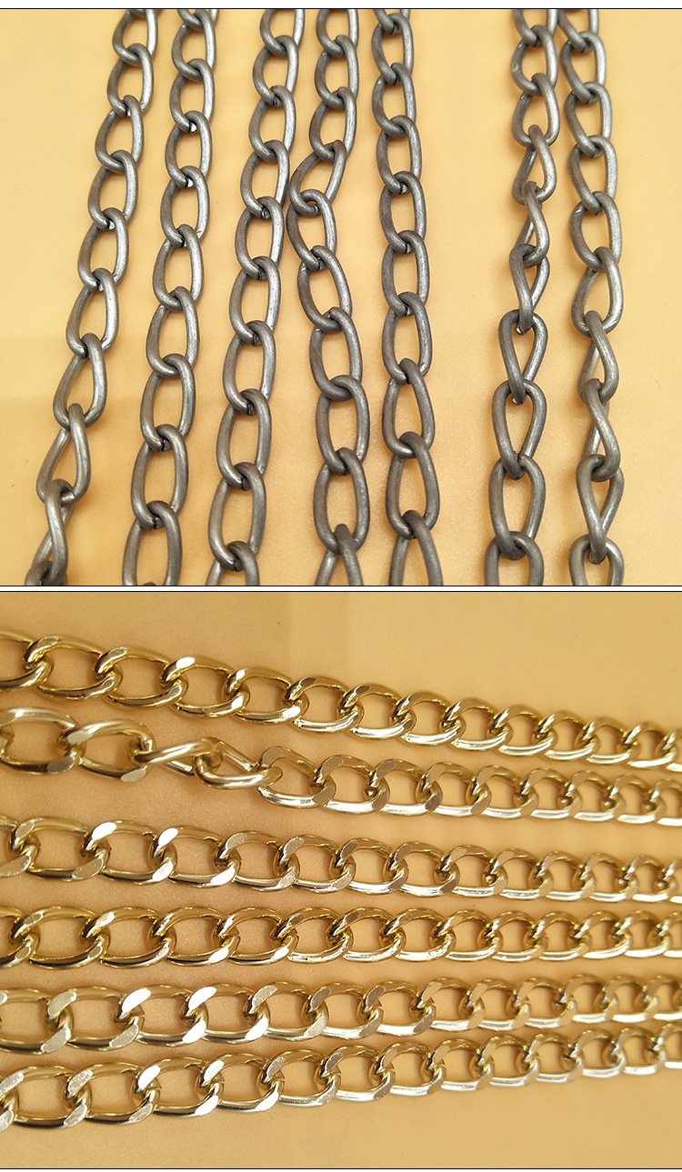 链条 加密纽链金属铜链条配件diy饰品链条 可定制饰品配件链条