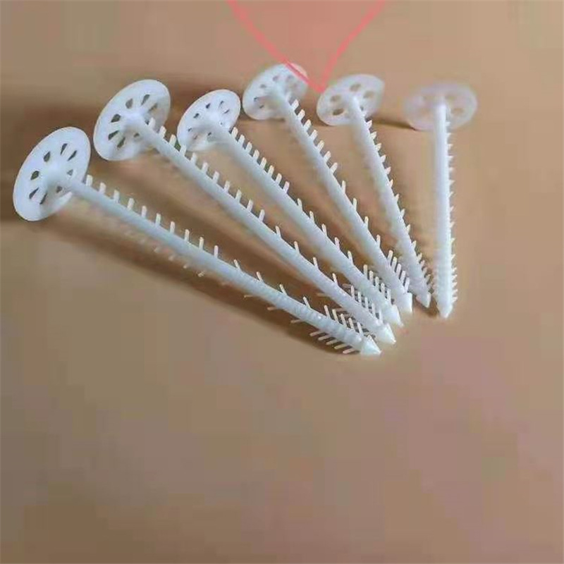 墙体白色锚固钉保温材料 瓦斯枪用气动射钉 外墙塑料保温钉