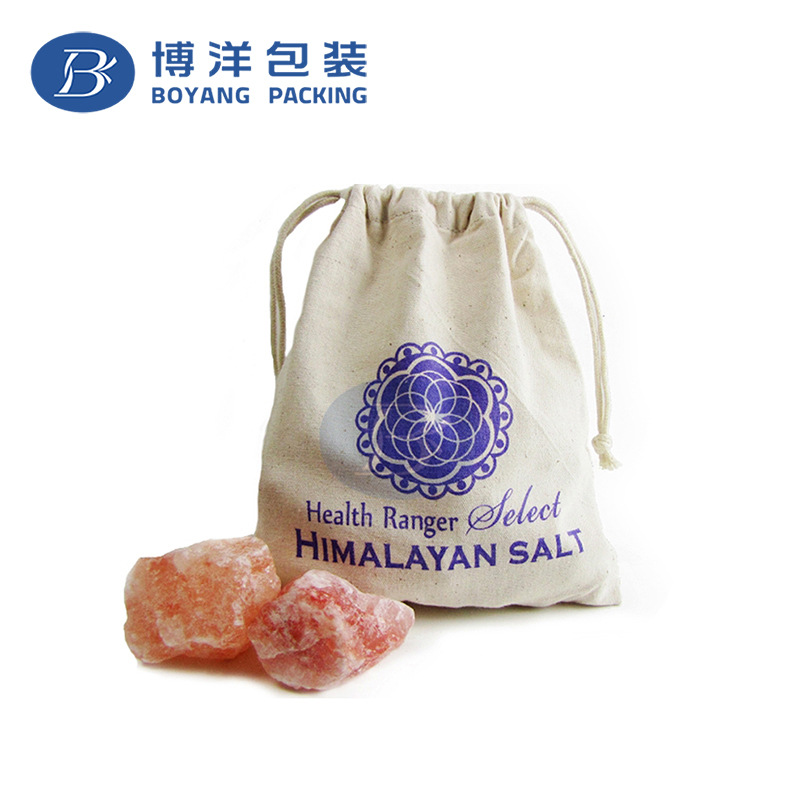 纯棉浴盐束口棉布袋 天然人工香皂专用棉布束口袋香蜡棉布袋定制