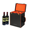 6支可印logo红酒皮盒箱子皮质红酒盒 镶水钻现货六支装葡萄酒盒