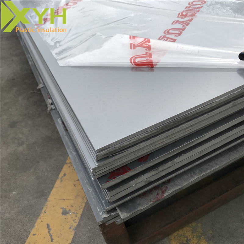 灰色整板pvc塑胶板 耐潮防腐蚀聚氯乙烯板 建筑物外墙板广告展板