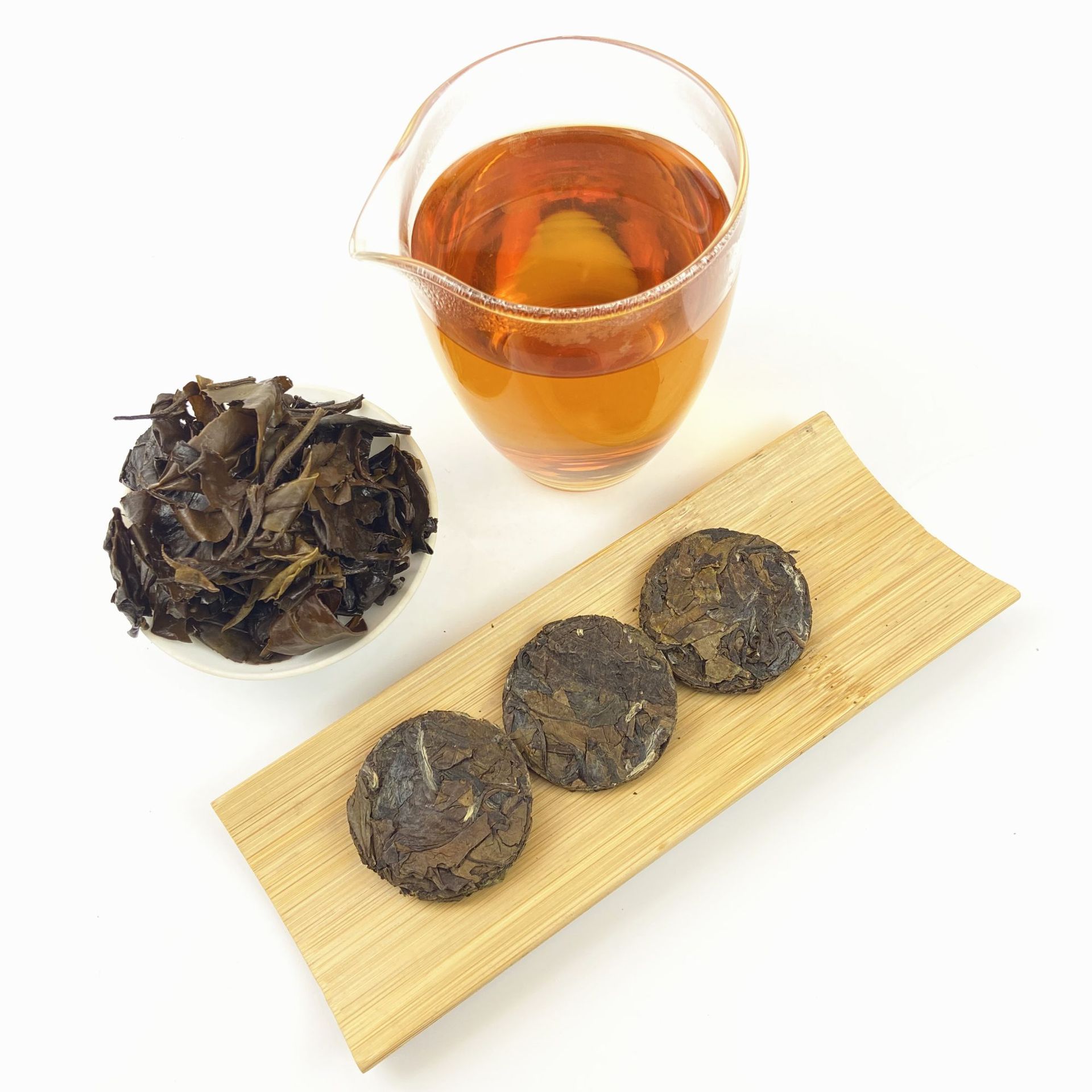 福建白茶 润5克小饼日晒陈香老白茶饼纽扣茶叶一粒一泡原产地直销