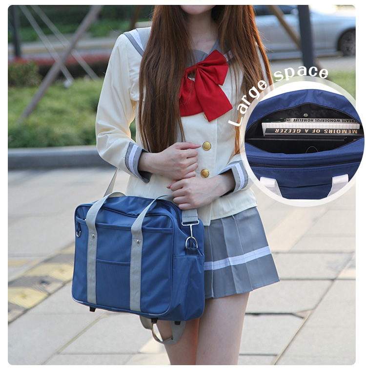 日系通用日常jk制服包日本学生书包手提单肩斜挎通勤布包cos动漫