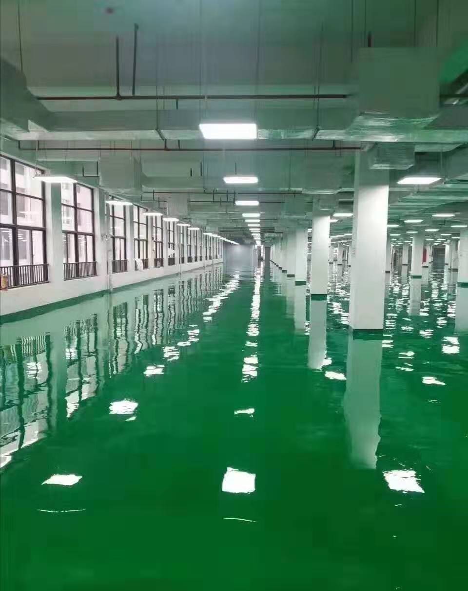 横河镇车间工厂环氧自流平地坪漆维修施工工程