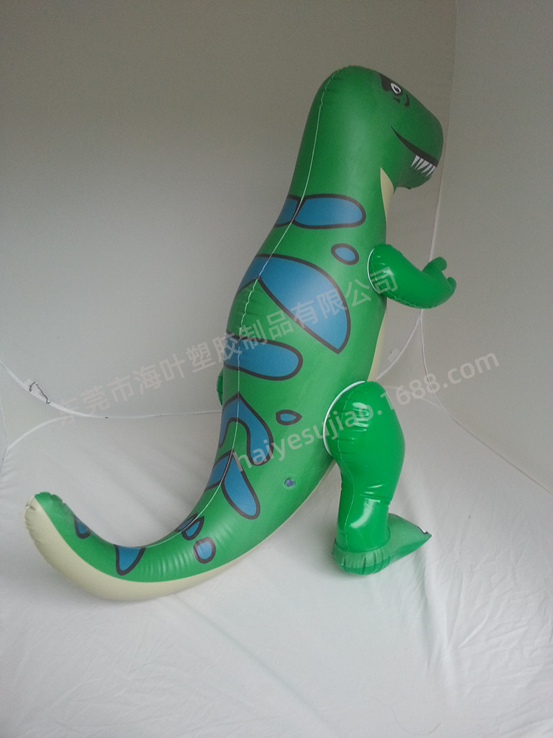 生产pvc充气恐龙 吹气恐龙玩具 各类充气动物模型