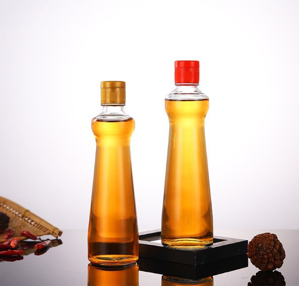 厂家现货麻油瓶500ml防漏香油瓶家用芝麻油玻璃调味瓶组合装定制