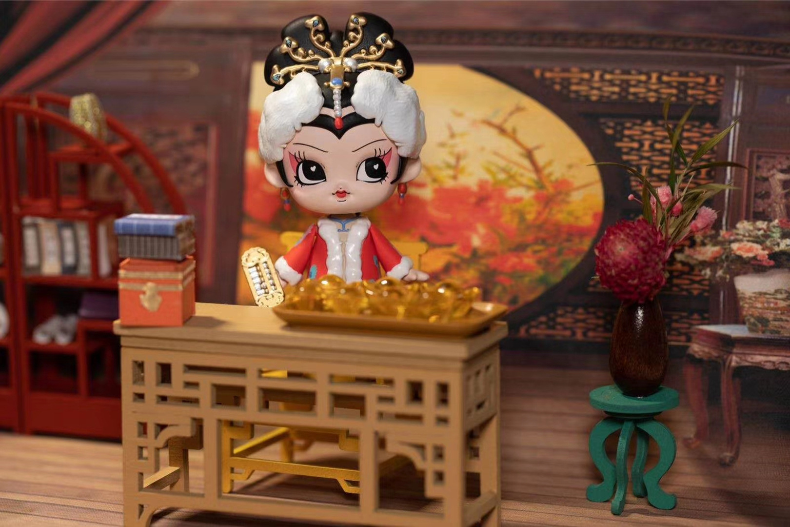 正版红楼梦十二金钗国潮盲盒中国风惊喜手办娃娃摆件礼物玩具