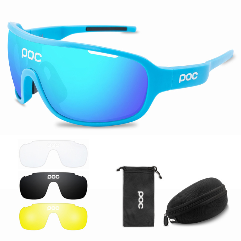 Poc Do Blade 4 Lens Set Full Frame Cycling Glasses Sports Outdoor Bicycle Goggles Cycling