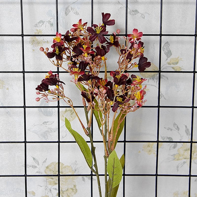 工厂复古秋色瑞香花2983b 仿真花假花家居装饰摄影道具婚庆装饰