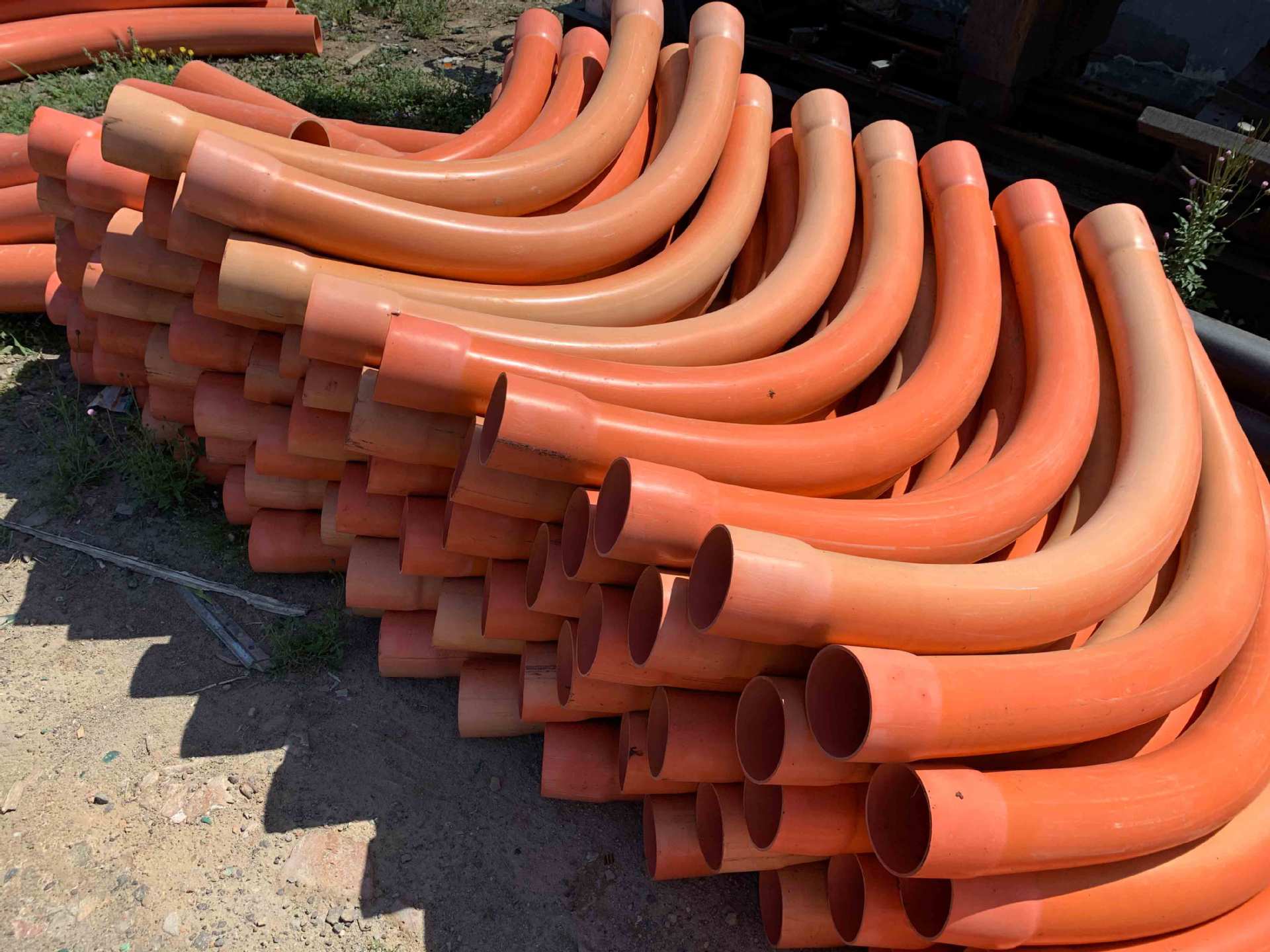 【管件】电力管直接头160 管枕200 管堵 pvc电力用弯头可定 制