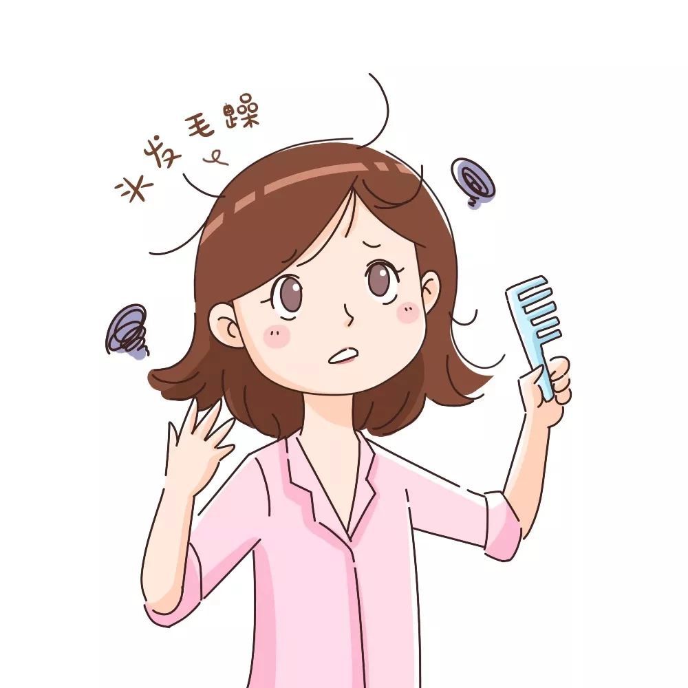 一个小姑娘打扮的再漂亮,一头毛躁凌乱