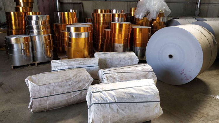 元宝专用盘纸 金银五彩 纯45克底纸 机叠金银纸盘纸殡葬祭祀