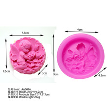 AA016 天使肥皂液体硅胶模蛋糕装饰模具精油冷制母乳肥皂模具