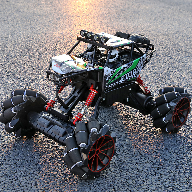 超大遥控越野车四驱漂移攀爬特技赛车无线充电动儿童男孩汽车玩具