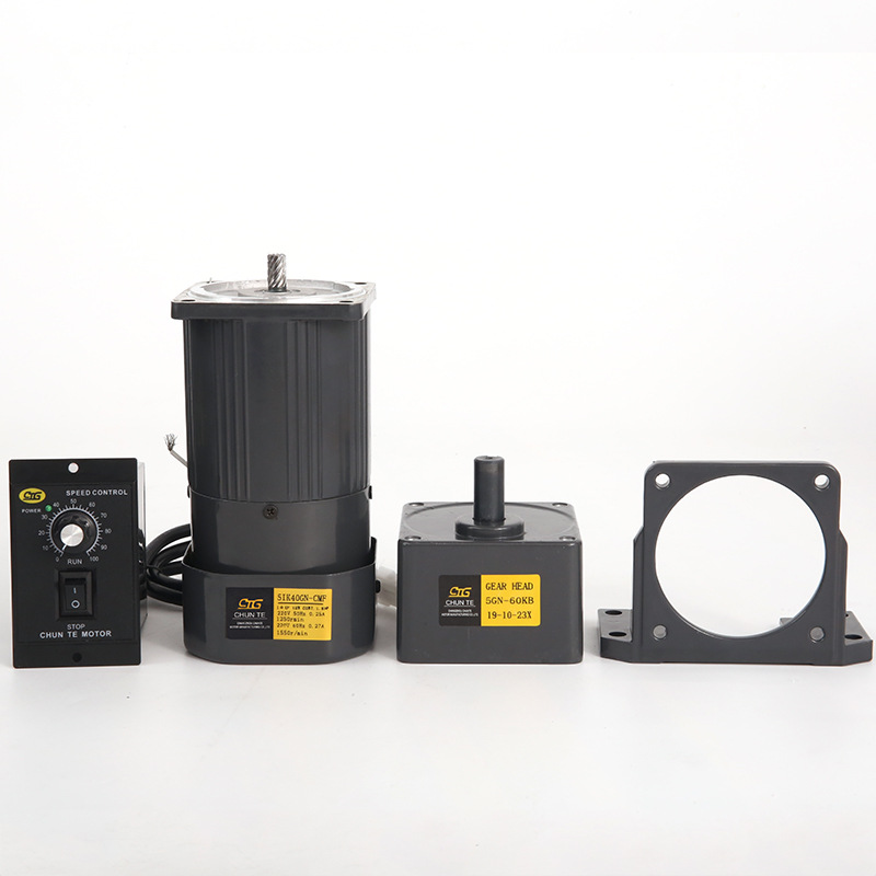 椿特电机刹车电机减速调速电机6w15w25w40w60w90w微型单相交流