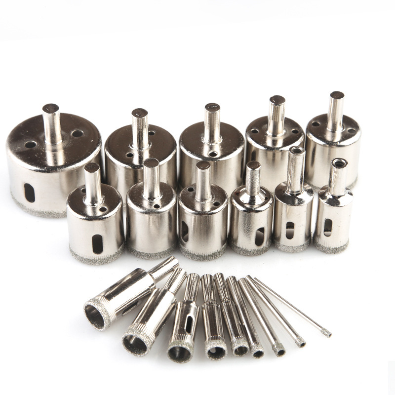 20pc大理石开孔器3-50金刚石玻璃开孔器陶瓷.扩孔 佛珠修圆打磨