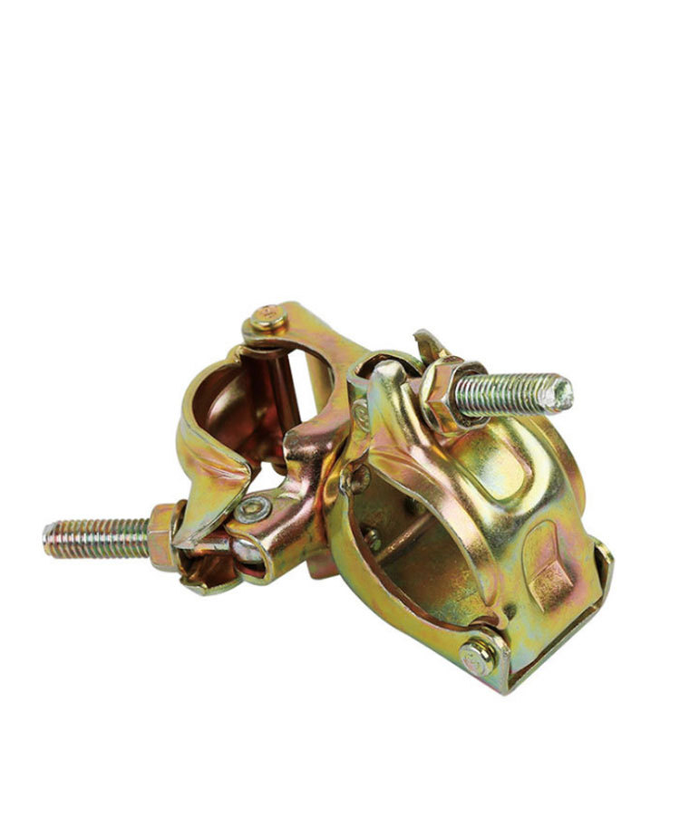 脚手架扣件钢管卡扣冲压卡扣镀彩旋转十字扣件建筑脚手架配件厂家