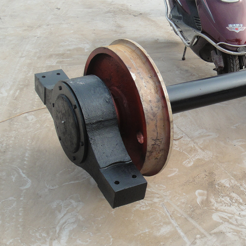 供应电动轨道平板车直径800主动车轮组 双边行走轮 大车轮