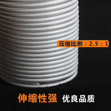 大口径PVC钢丝软管透明伸缩管螺旋通风管木工雕刻机吸尘管100 300