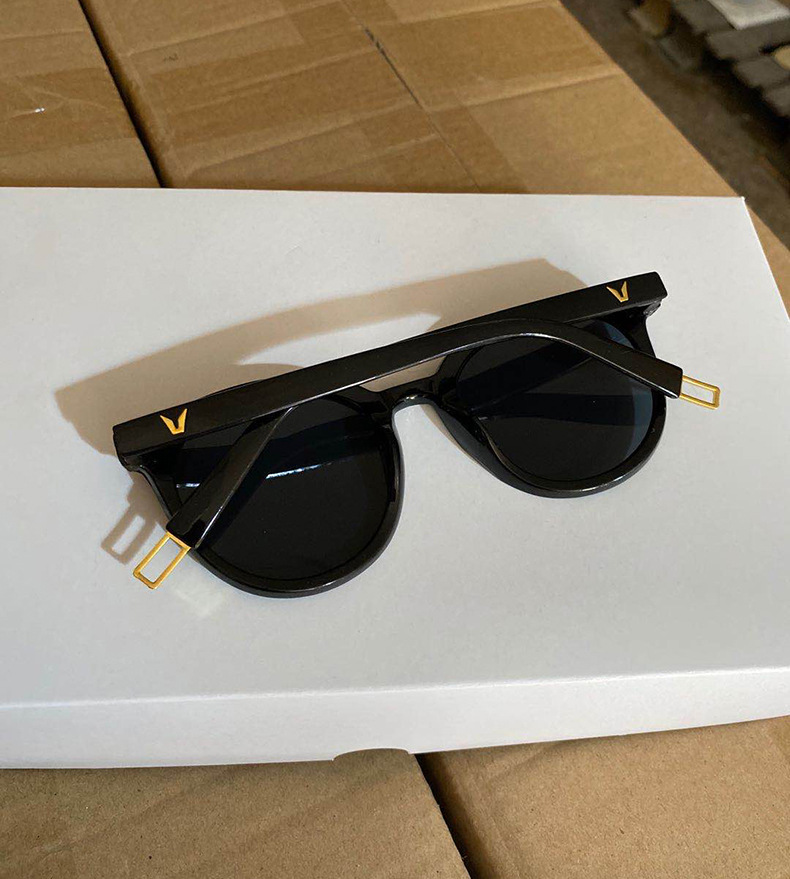 新款gm太阳镜 抖音v牌墨镜 男女同款太阳眼镜 网红主播热销ins