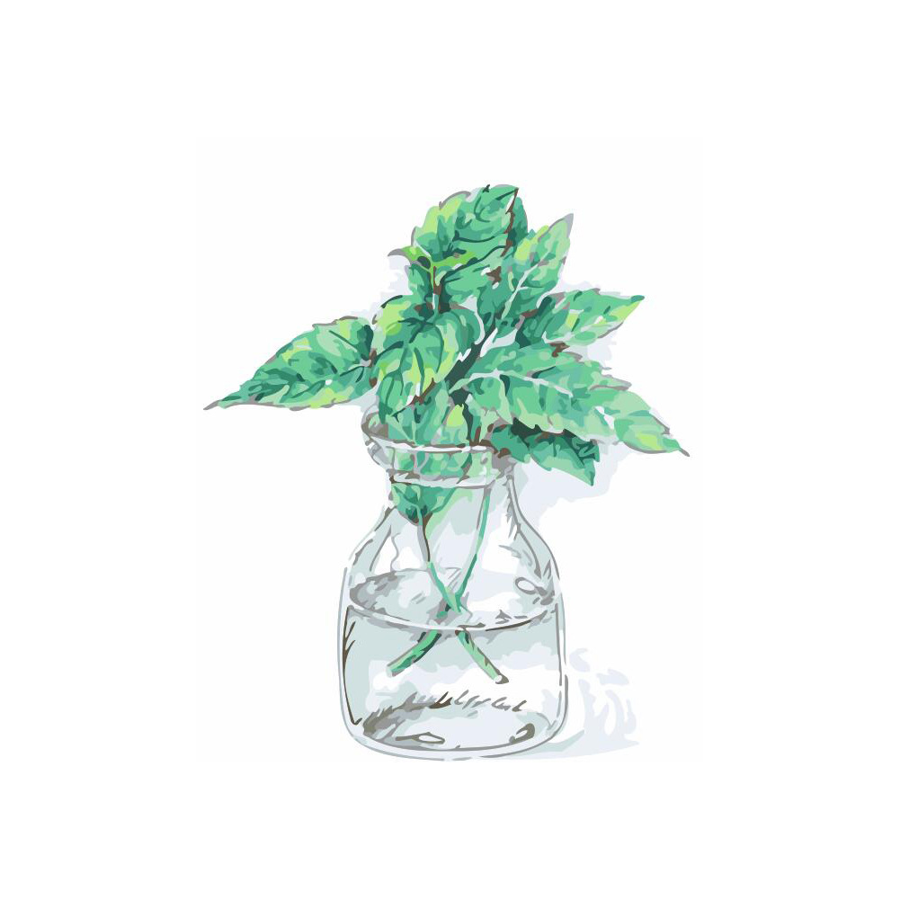 桑叶diy数字油画挂画装饰画无框组合框绷好内框跨境一件代发