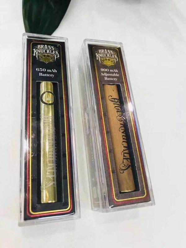 bk电池可配多种雾化器 三色调压 brass knuckles预热电池套装