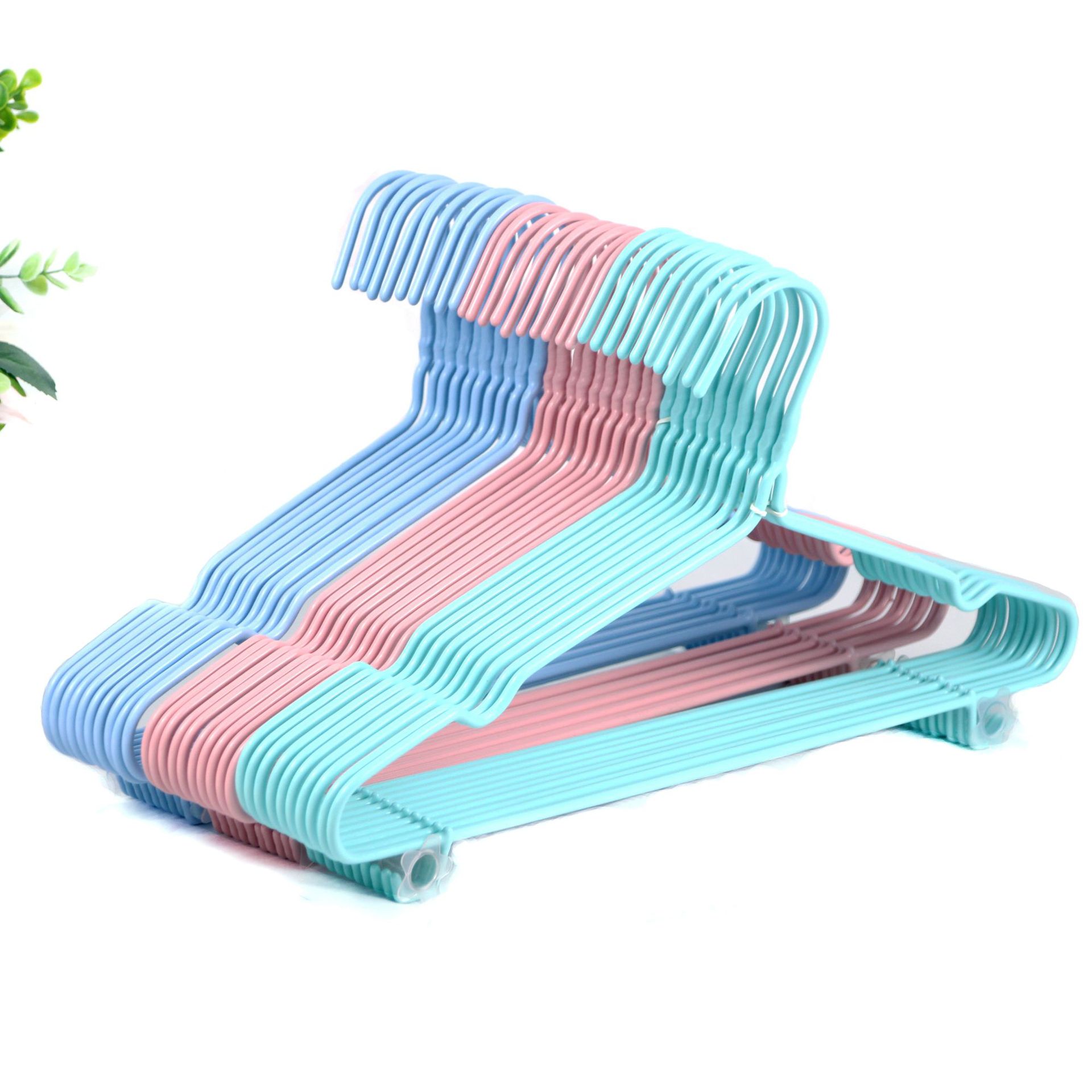 【一件代发】成人加粗浸塑衣架家用婴儿童衣架衣挂衣撑衣架子批发