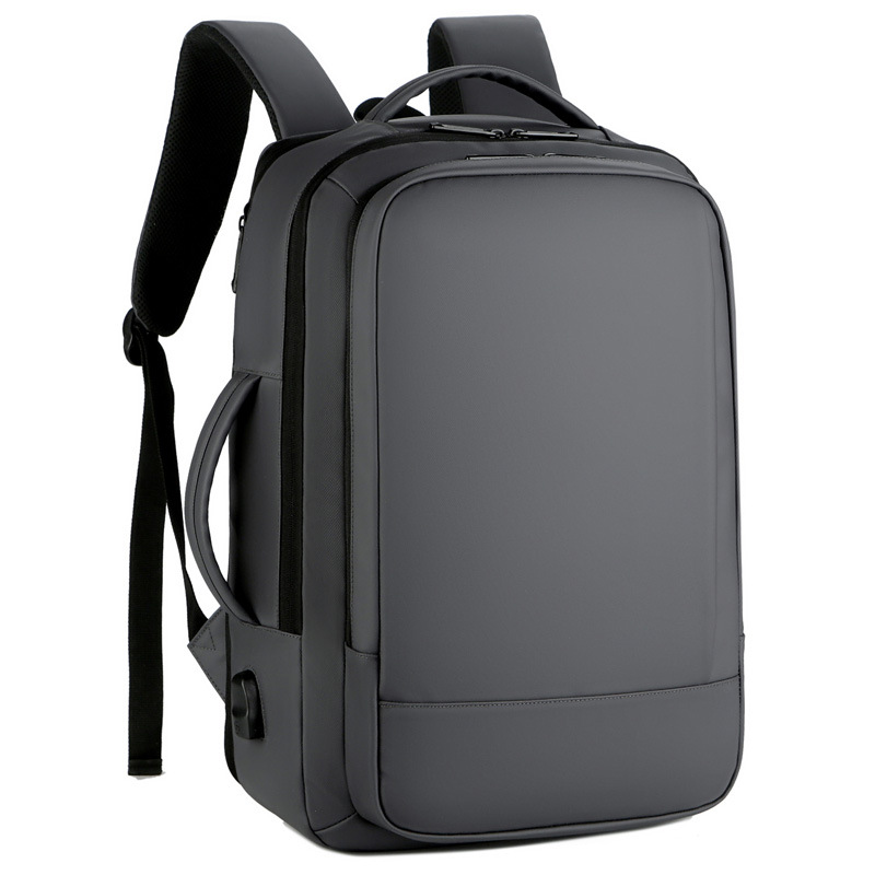 Large Capacity Adjustable Neutral Non-Logo Backpack Multi-Functional Waterproof Breathable Business Men's Computer Backpack