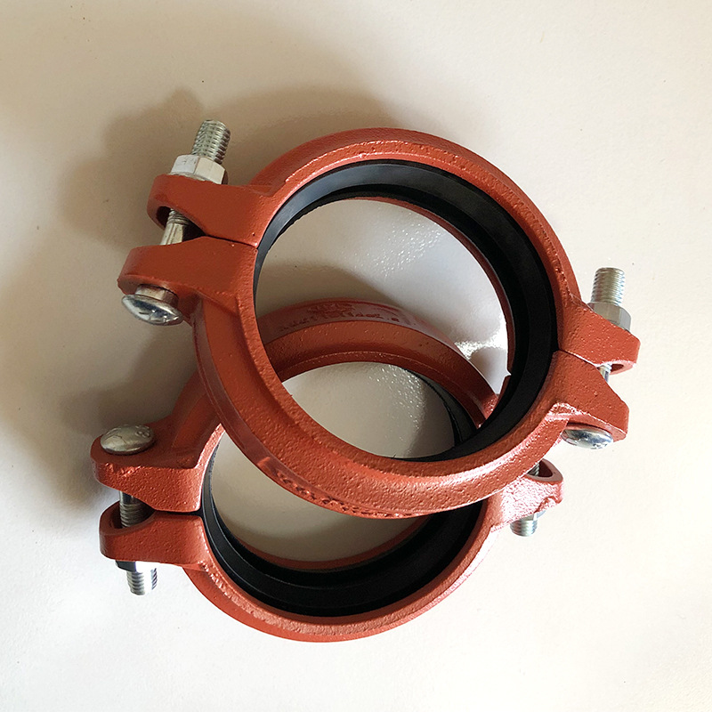 头钢性沟槽接头厂家直销定制沟槽式管接头消防管件沟槽式管接