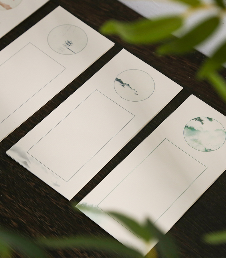 彩色款花窗一笔笺春夏秋冬古风信笺纸小清新小楷毛笔书法硬笔信纸