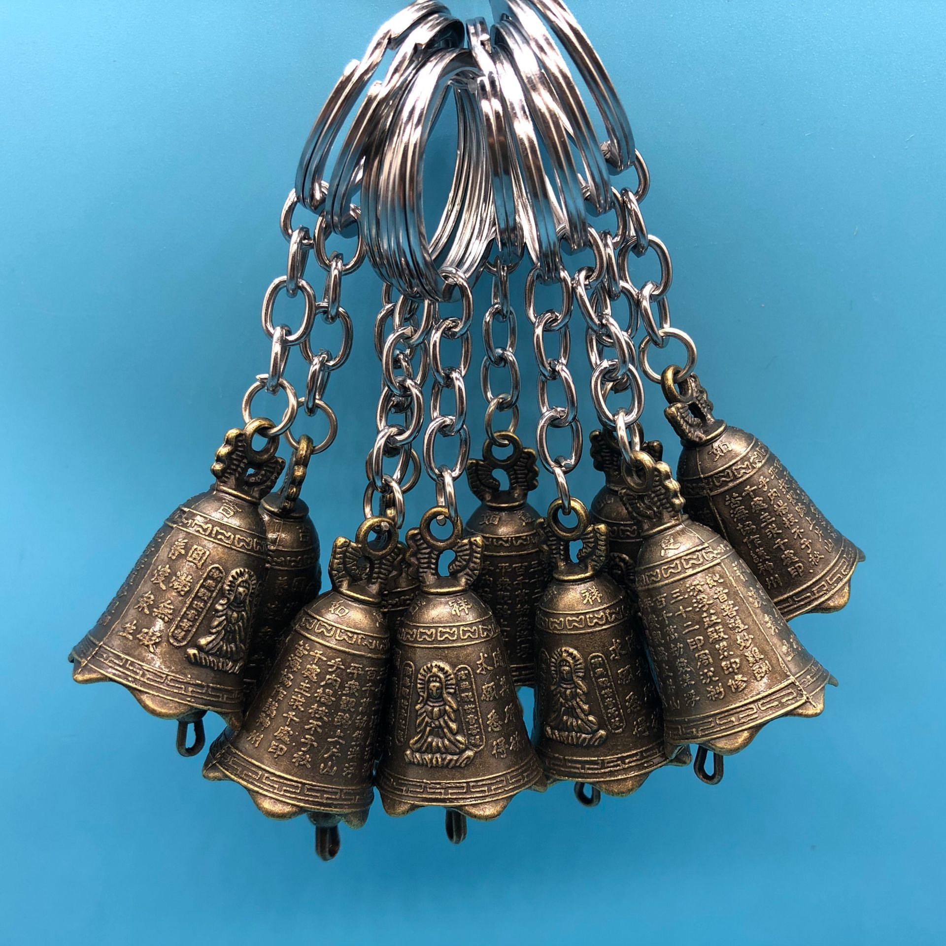 风铃挂件古风铃铛钥匙挂件车挂件小饰品一元地摊货源赠品小礼品