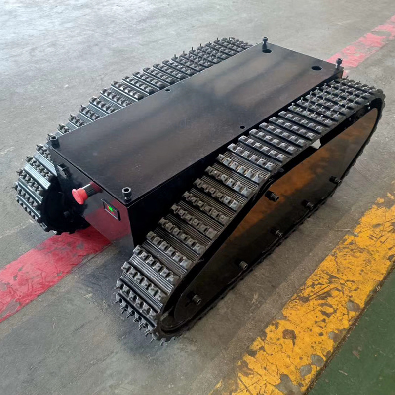 厂家定制电动履带底盘 行走机器人履带 小型遥控履带底盘